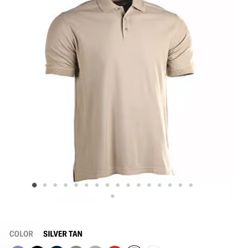5.11 Tactical Silver Tan Polo Shirt